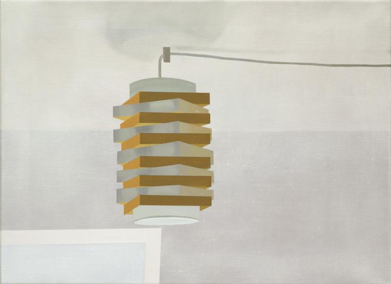 ’EN TID, ET STED’ 2013, Lampe 1, olie på lærred, 55x75 cm