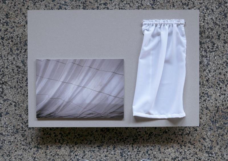 Sail. 2019. Photo (h) 20 cm. x (w) 30 cm. / Curtain