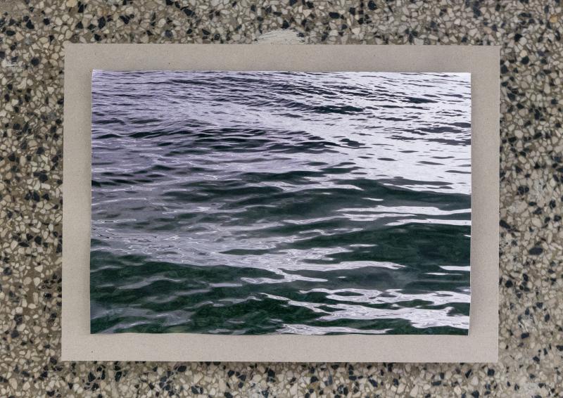 Waves. 2019. Photo on paper, shaped (h) 21 cm. x (w) 29,7 cm.