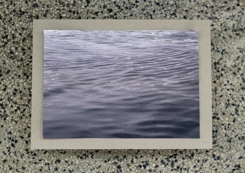 Waves II. 2019. Photo on paper, shaped (h) 21 cm. x (w) 29,7 cm.