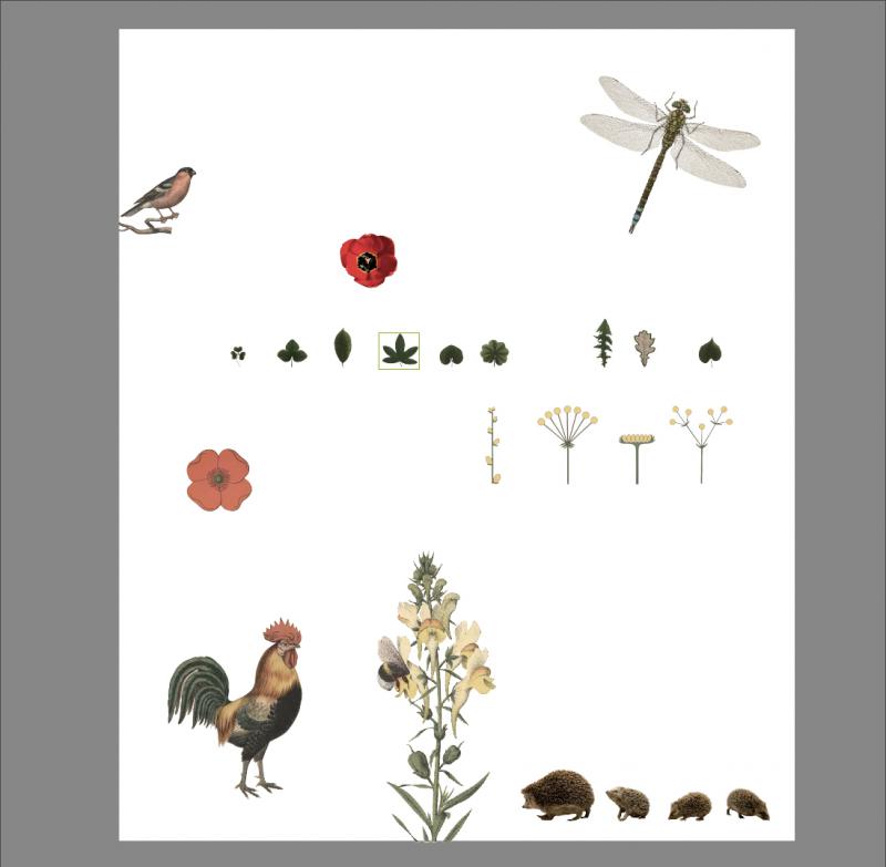 FLORA og FAUNA Skitse til udsmykning 2019 v/ HUMAN SITES Sohn+Isaksen